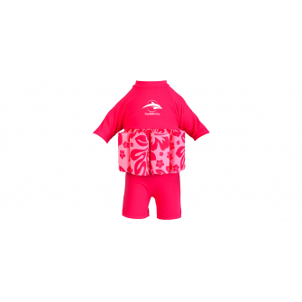 Купальник Konfidence Floatsuit Hibiscus Pink L/ 4-5 р.