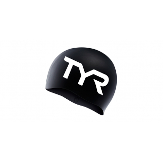 Шапочка для плавання TYR Big Logo, Black (CH17TYRBL)