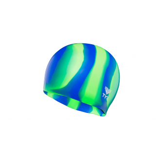 Шапочка для плавання TYR  Multi Color Green/Blue Multi (LCSM-310)