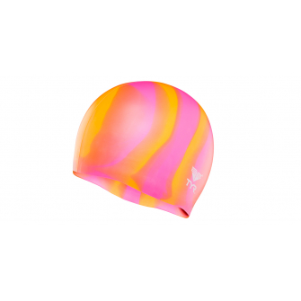Шапочка для плавання TYR  Multi Color Orange/Pink (LCSM-801)