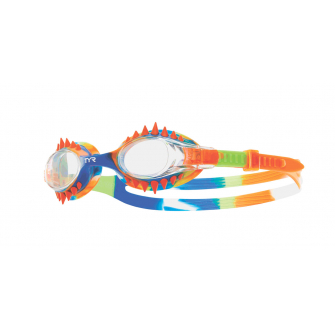 Окуляри для плавання TYR Swimple Spike Tie Dye Kids, Clear/Orange/Blue