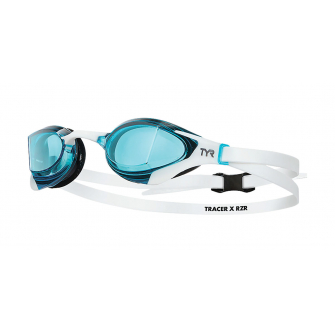 Окуляри для плавання TYR Tracer-X RZR Racing, Blue/White (LGTRXRZ-462)