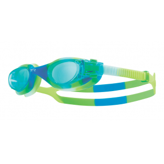 Окуляри для плавання TYR Vesi Tie Dye Youth Fit, BLUE/GREEN