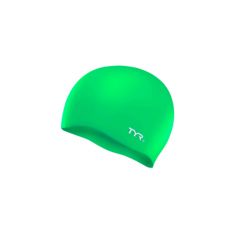 Шапочка для плавання TYR Wrinkle Free Junior Apple Green (LCSJR-326)